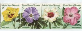 Briefmarken "Hibiskus". Mikronesien