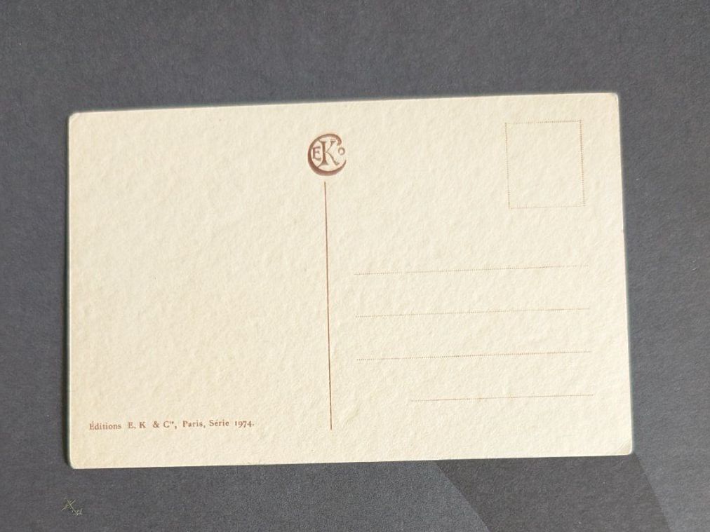 Cartes postales: Alte Ansichtskarte "Dame mit Affen" – D'occasion à Mönchaltorf par Blechfreund 1