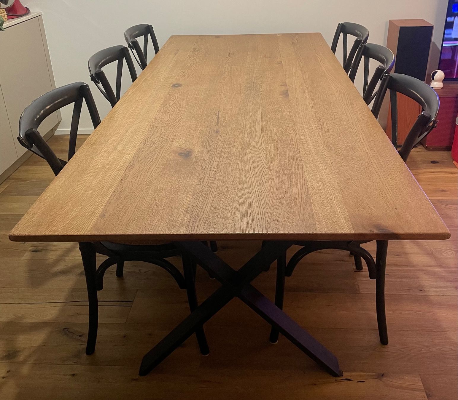 Pfister Tischgruppe: Dining Table and chairs Solid Wood – Gebraucht aus Thalwil von agg_9656 1