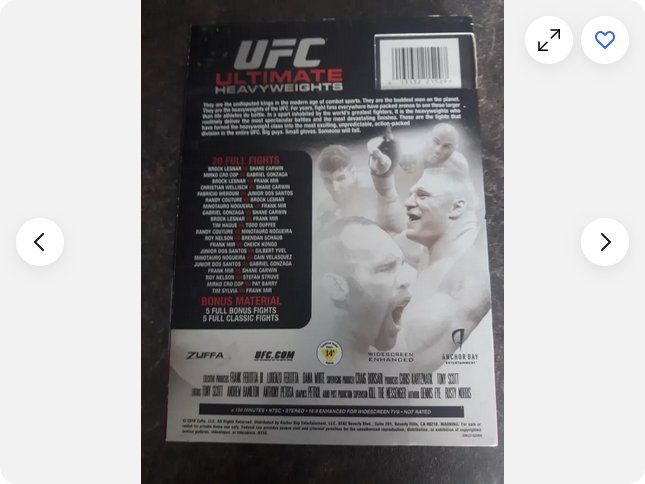 Tutti i DVDs: UFC Ultimate Heavyweights  (30 Full length Fights)   >Eng.< – Usato da St. Gallen venduto da elk2021 1