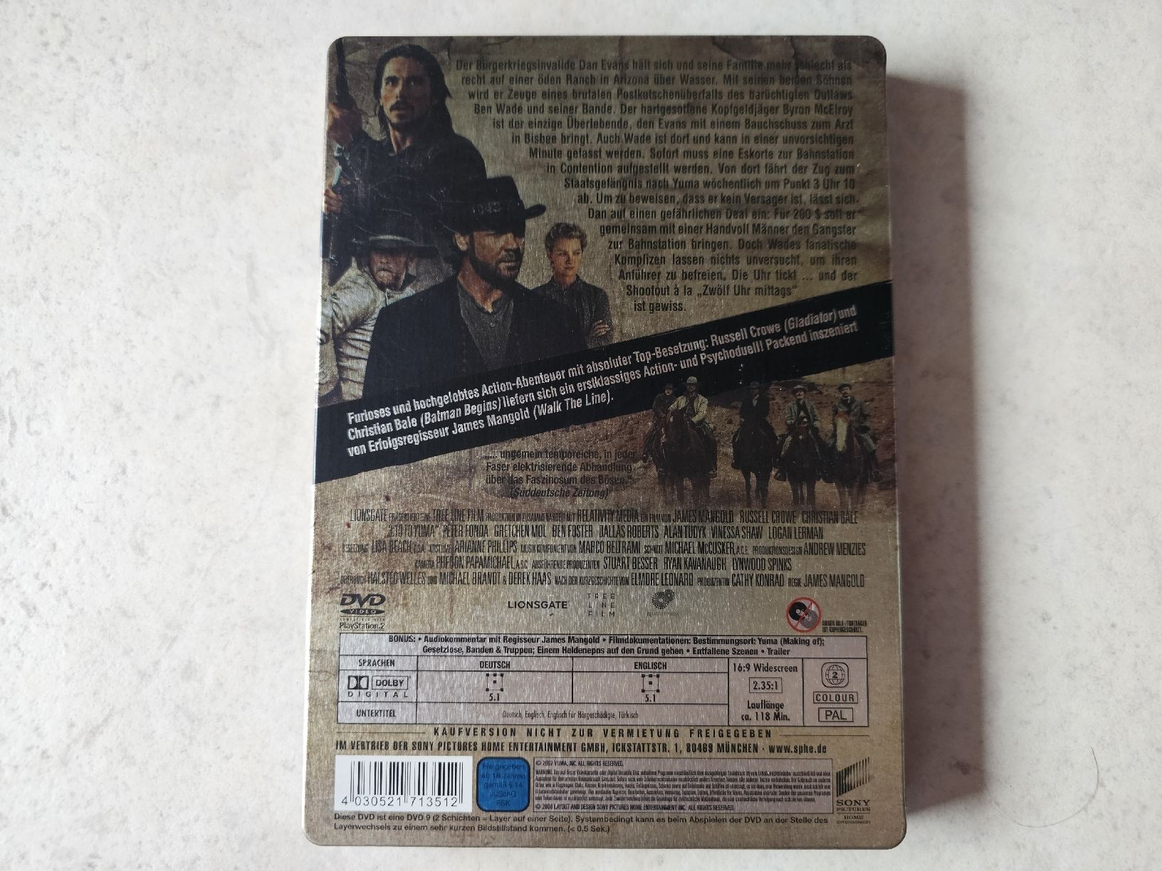 Alle DVDs: Todeszug nach Yuma  /  Steelbook Edition – Gebraucht aus Schneisingen von backstore24 1