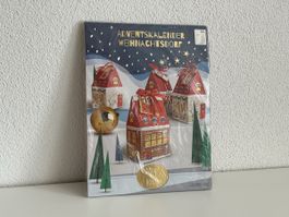 Adventskalender Häuschen zum selber Befüllen