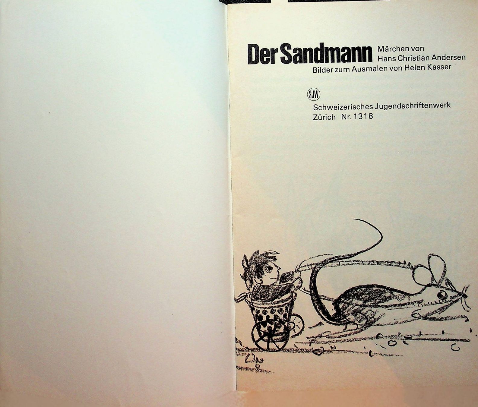 Bücher: SJW 1318 Der Sandmann Andersen Märchen EA 1975 – Gebraucht aus Reitnau von Zaomir 2