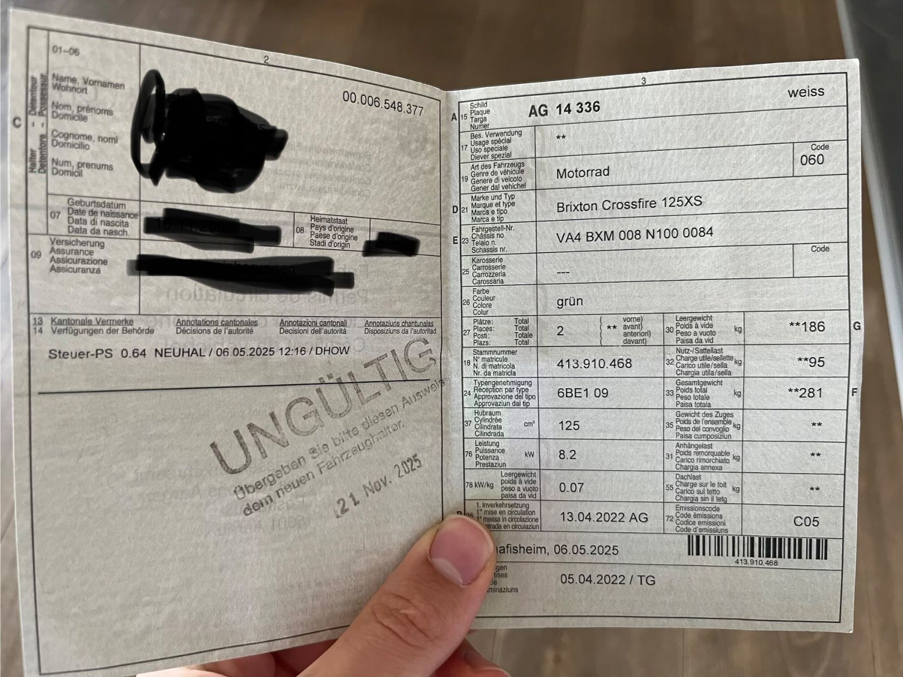 Sonstige: Brixton Crossfire XS – Gebraucht aus Kölliken von nat_kq5d 9