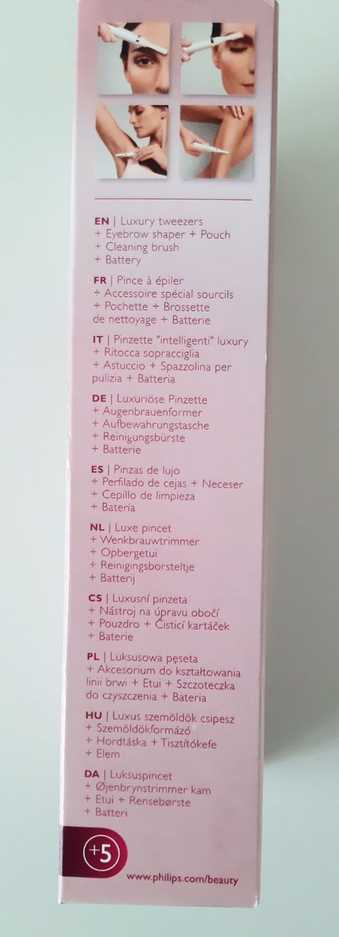Philips Cura del viso: Pinzette Philips Satin Compact Body&Face – Nuovo (secondo la descrizione) da Mellingen venduto da formi17 3