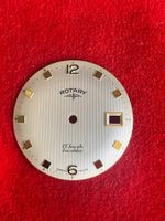 ROTARY - Cadran Argent Indices dorés Ø 29,5 mm - NEUF