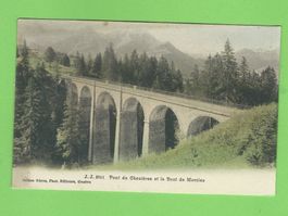 Pont de Chesières et la Dent de Morcles