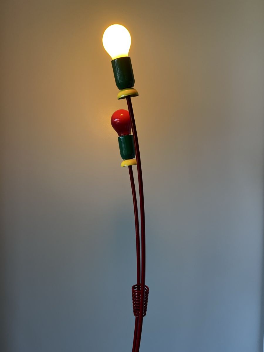 Lampade: Memphis Style Vintage Floor Lamp - 80s Postmodern – Usato da Oberägeri venduto da Theonose74 3
