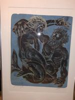 Hans Erni - Magisches Wasser 1977 - Originallitho 
