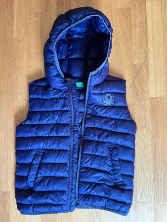 Benetton Steppweste blau Grösse L 140cm neu