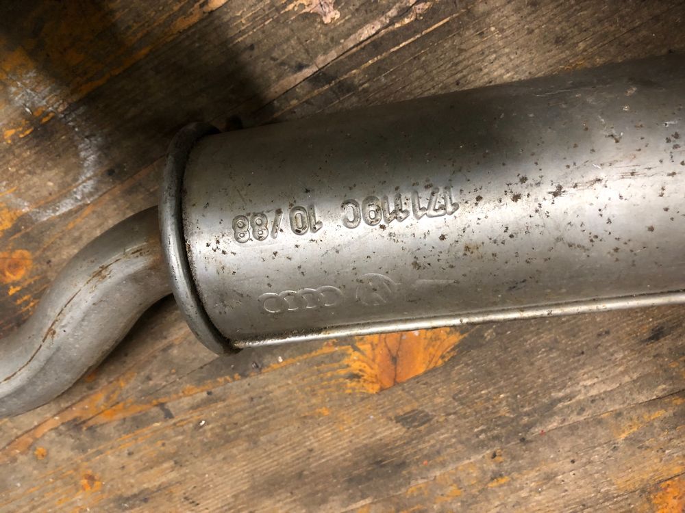 Edelstahl Abgasanlage Sportauspuffanlage Sportauspuff Audi A2