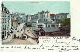 Lausanne - Grand point Litho + 1901