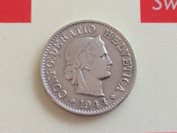 Tutti le monete: 5 Rappen 1944 ss+ – Usato da Elsau venduto da herbybay