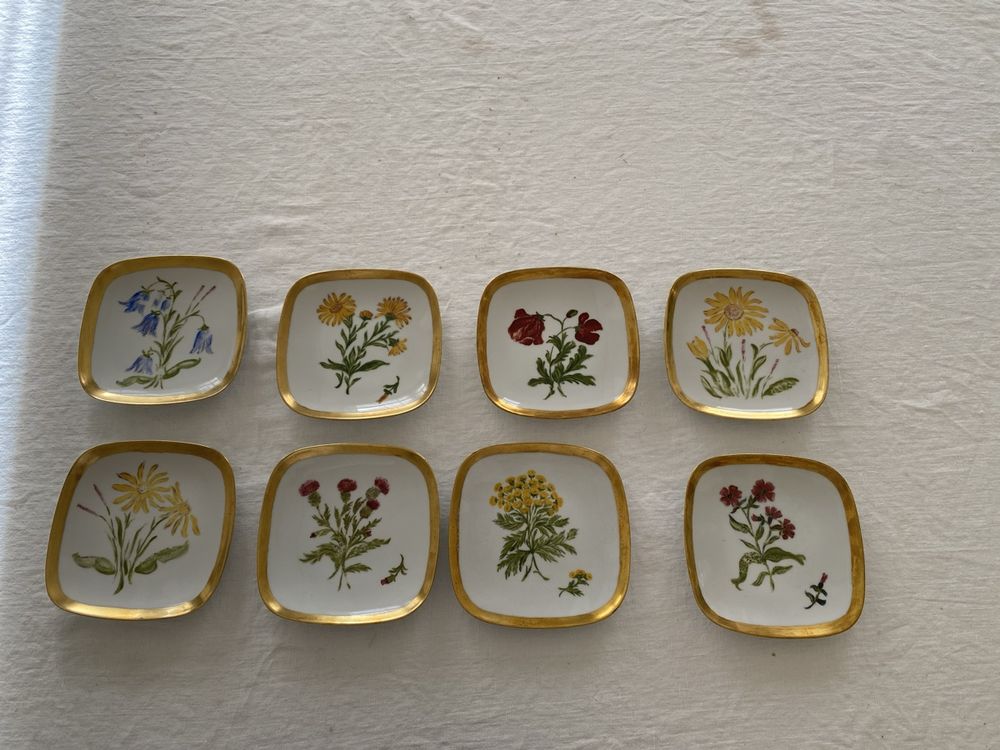 Zhehao 24 Vintage-Blumen-Pappteller – 17,8 Cm, 6 Verschiedene Aquarell-Designs – Ideal Für Teepartys, Hochzeiten & Geburtstage
