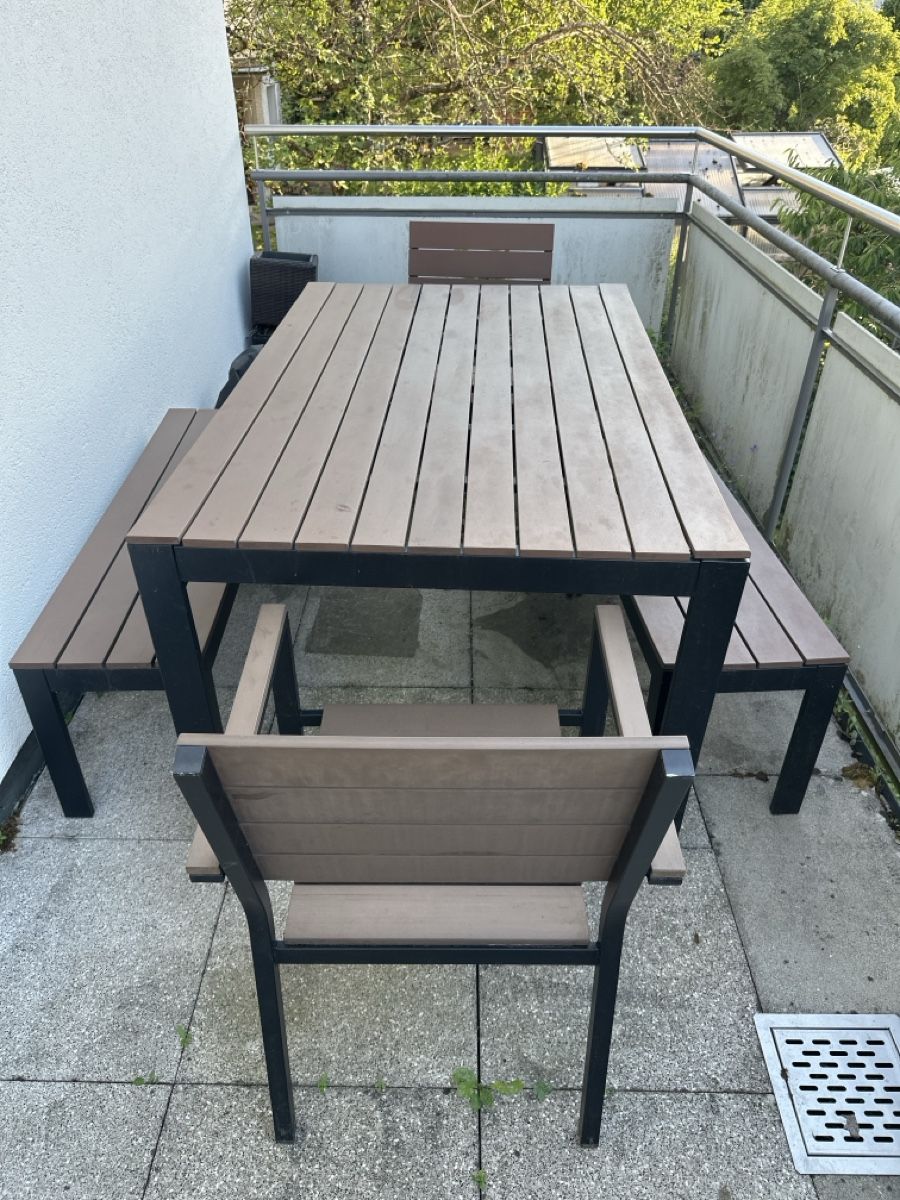 Tischset: Gartenmöbel – Gebraucht aus Zuerich von Elduende