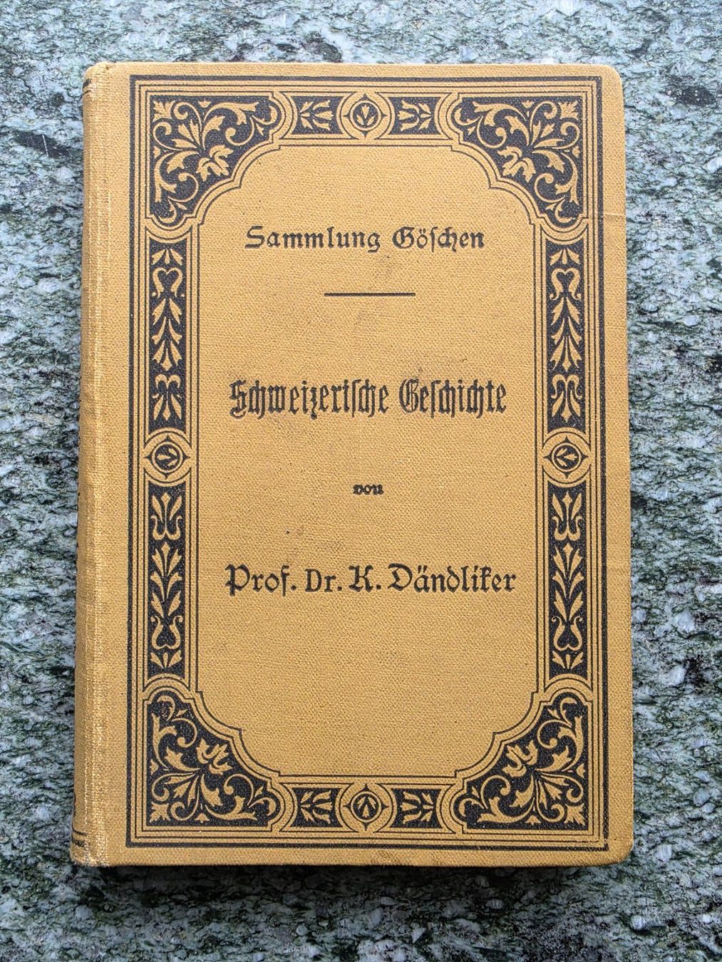 Libri: Antikes Schweizer Geschichtsbuch, Sammlung Göschen 1904 – Usato da Feusisberg venduto da ajjcrf44