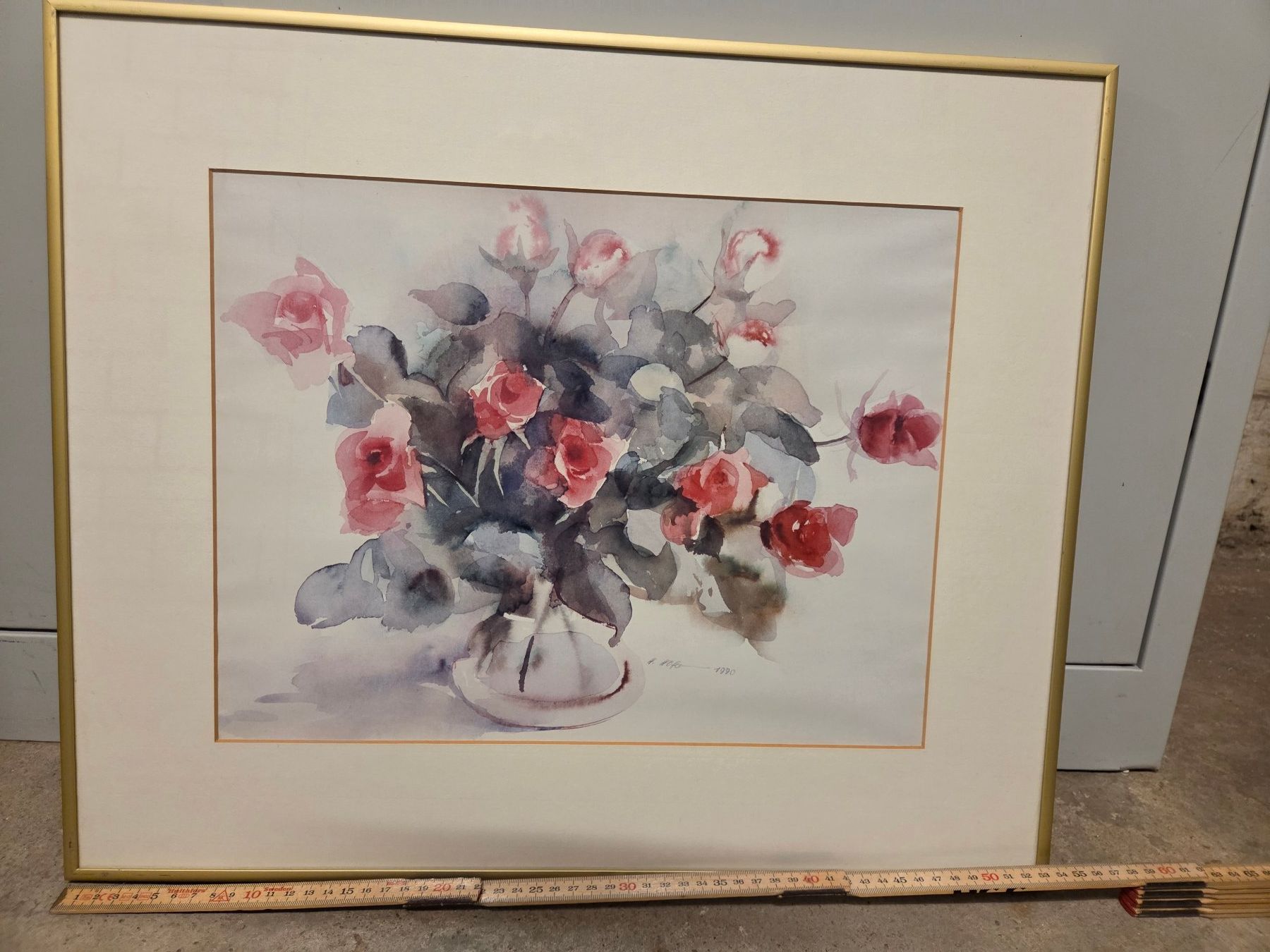 Dipinti: Aquarellbild "Rosen" – Usato da St. Gallen venduto da Razoon77