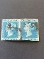 Two pence blue 1841, Platte 3, Paar 