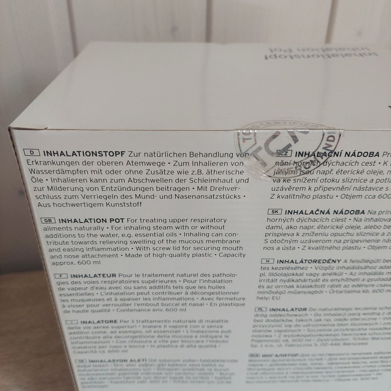 Medizinische Geräte: Ungebrauchter, neuer Inhalationstopf von Tchibo – Neu und originalverpackt aus Sarnen von Mimimimi. 2