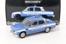 Alfa Romeo Giulia Super 1.6 1970-1972 Polizia hellblau /