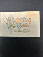 vier verschiedene Neujahrskarten 1900-1915