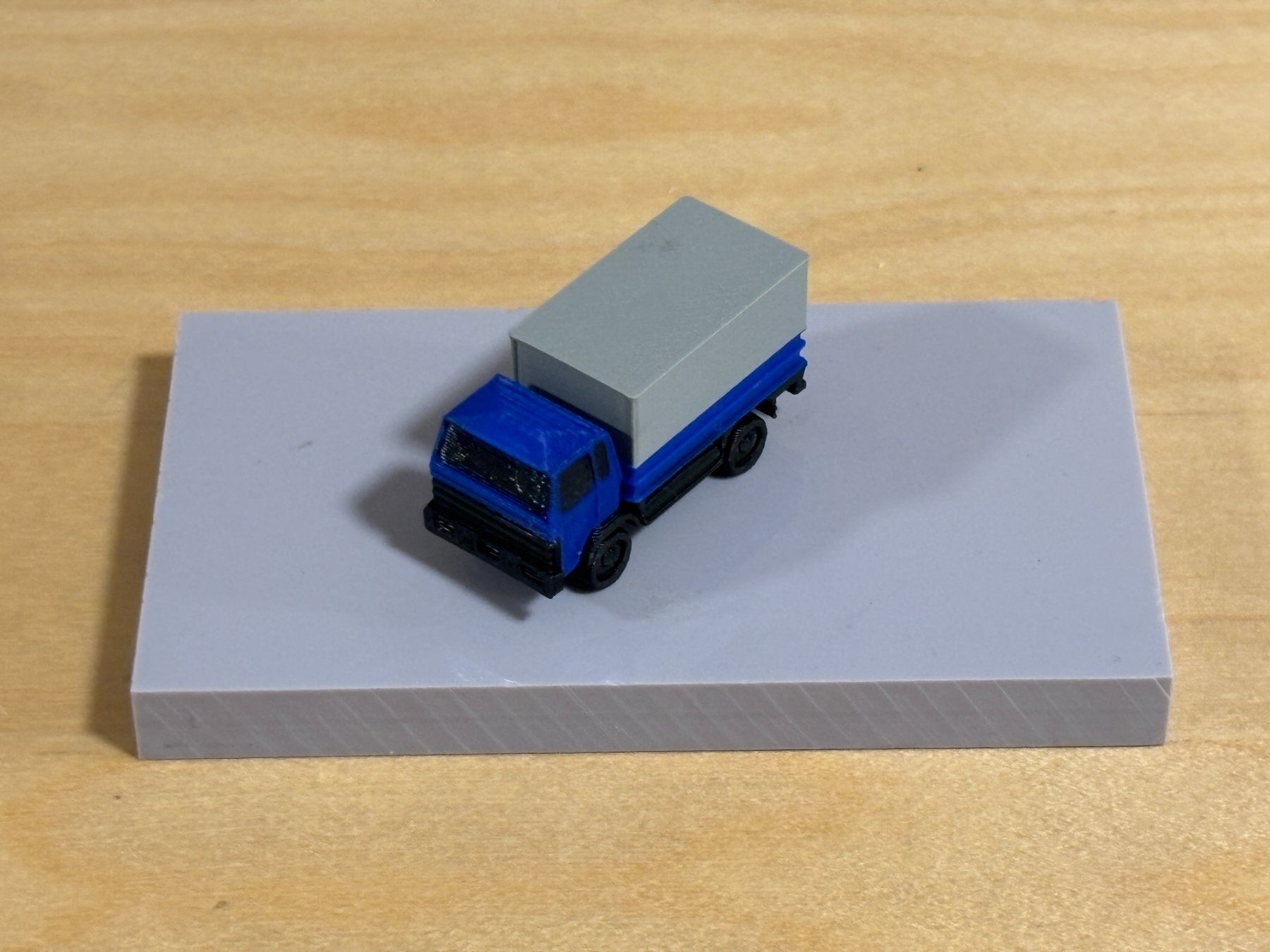 Magirus Modellini di ferrovie: Kleinlaster blau mit Plane - 1:160 3D-Druck – Nuovo (secondo la descrizione) da Bülach venduto da h0slotch