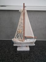 Dekorations-Segelboot weiss maritimer Stil Deko Schiff