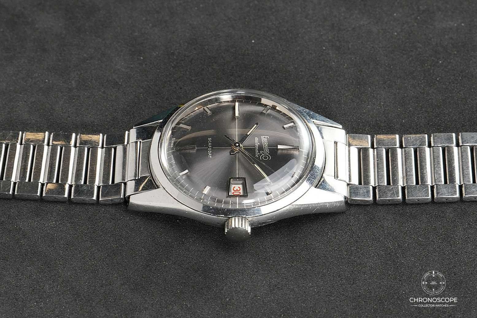 Orologi: Eberhard Scafodat With Original Bracelet, serviced – Usato da Luzern venduto da ChronoScope6004 2