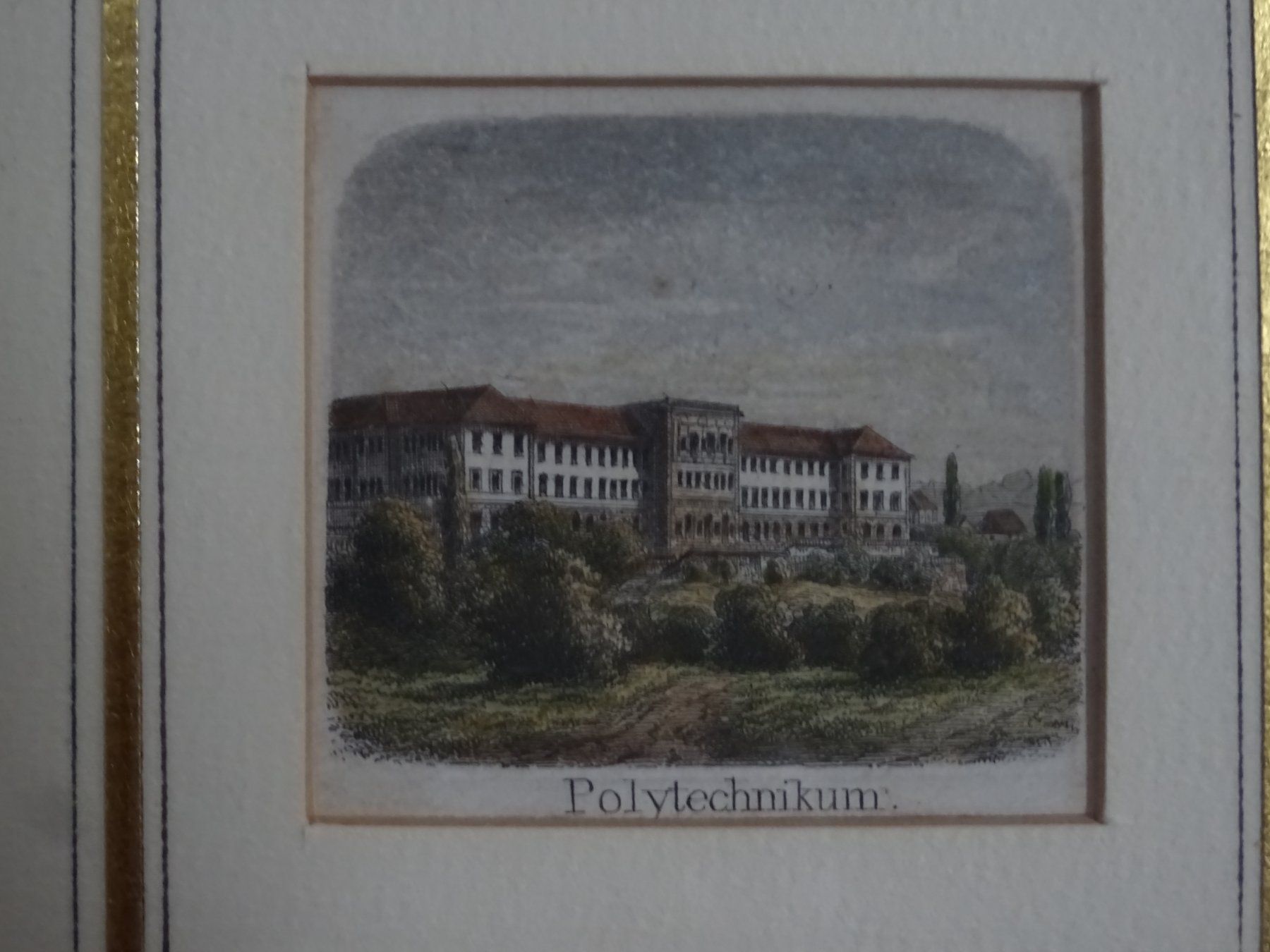 Incisioni: Polytechnikum Zürich / Miniaturstich – Usato da Esslingen venduto da eintagammeer 1