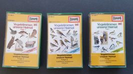 Vogelstimmen unserer Heimat. 3 Kassetten.