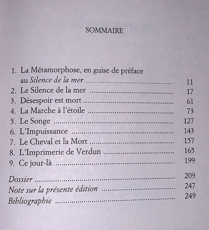 Libri: Le silence de la mer - Vercors – Usato da Murten venduto da leonie_tutti 1