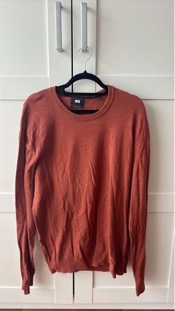 Herren Pullover Rostrot Grösse XXL