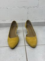 Pumps gelb Pier One Grösse 42 Wildleder guter Zustand