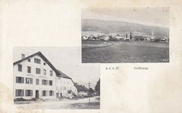 Coffrane  NE  et Hôtel Couronne       ca.  1 9 0 0