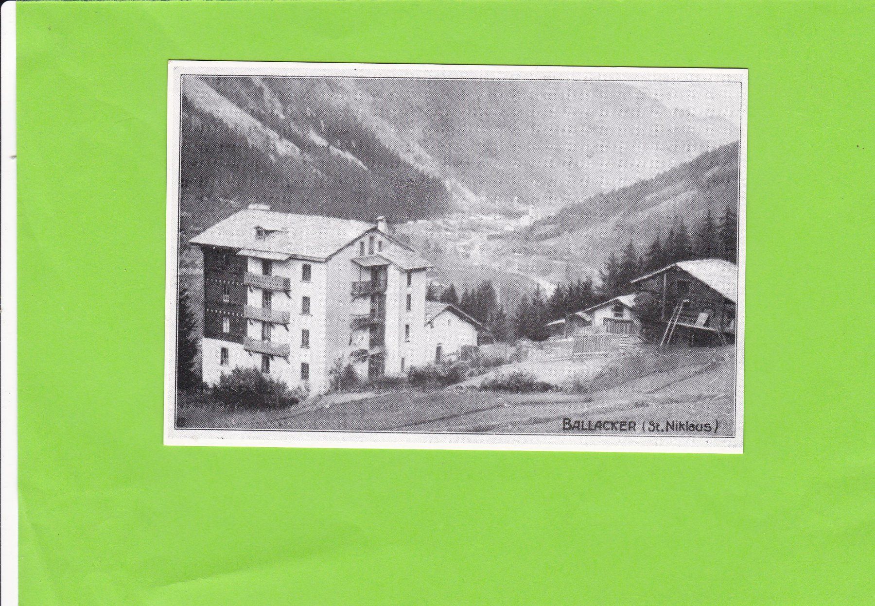 Ansichtskarten: Ballacker--St. Nicklaus – Gebraucht aus St. Peterzell von neckertal
