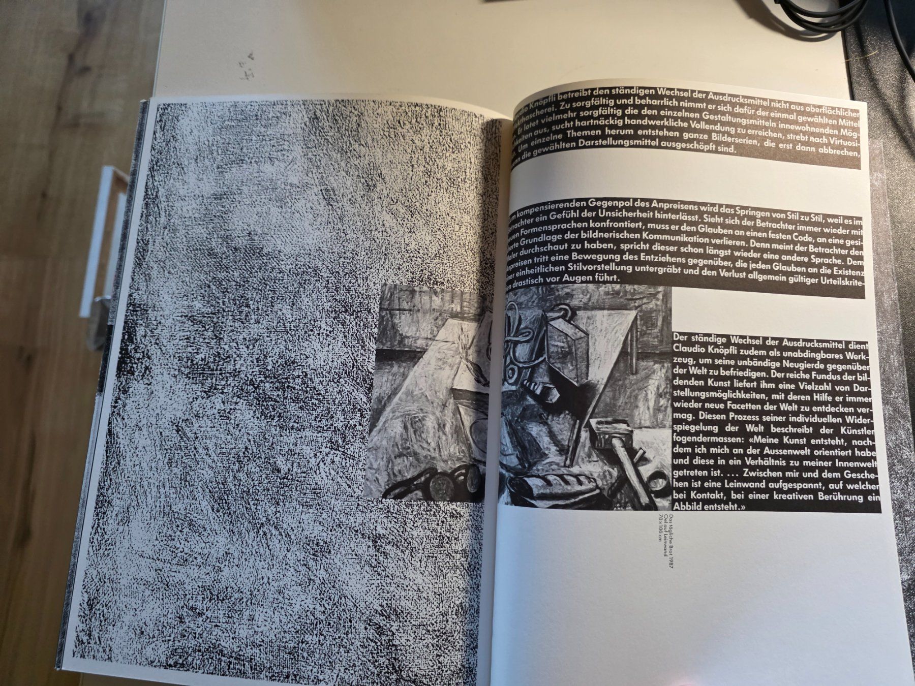 Libri: Claudio Knöpfli - Kunstmuseum Bern 1988 – Usato da Walterswil BE venduto da Lonitti 4