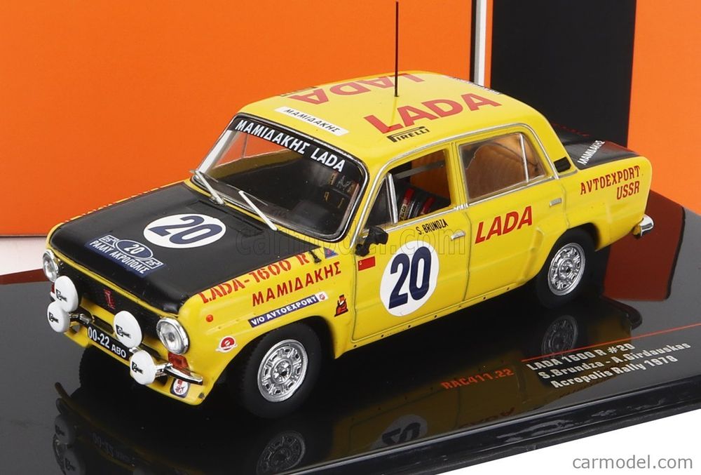 Lada 1600 R # 20 S. Brundza / Acropolis Rally 1978 / 1:43 (Neu und ...