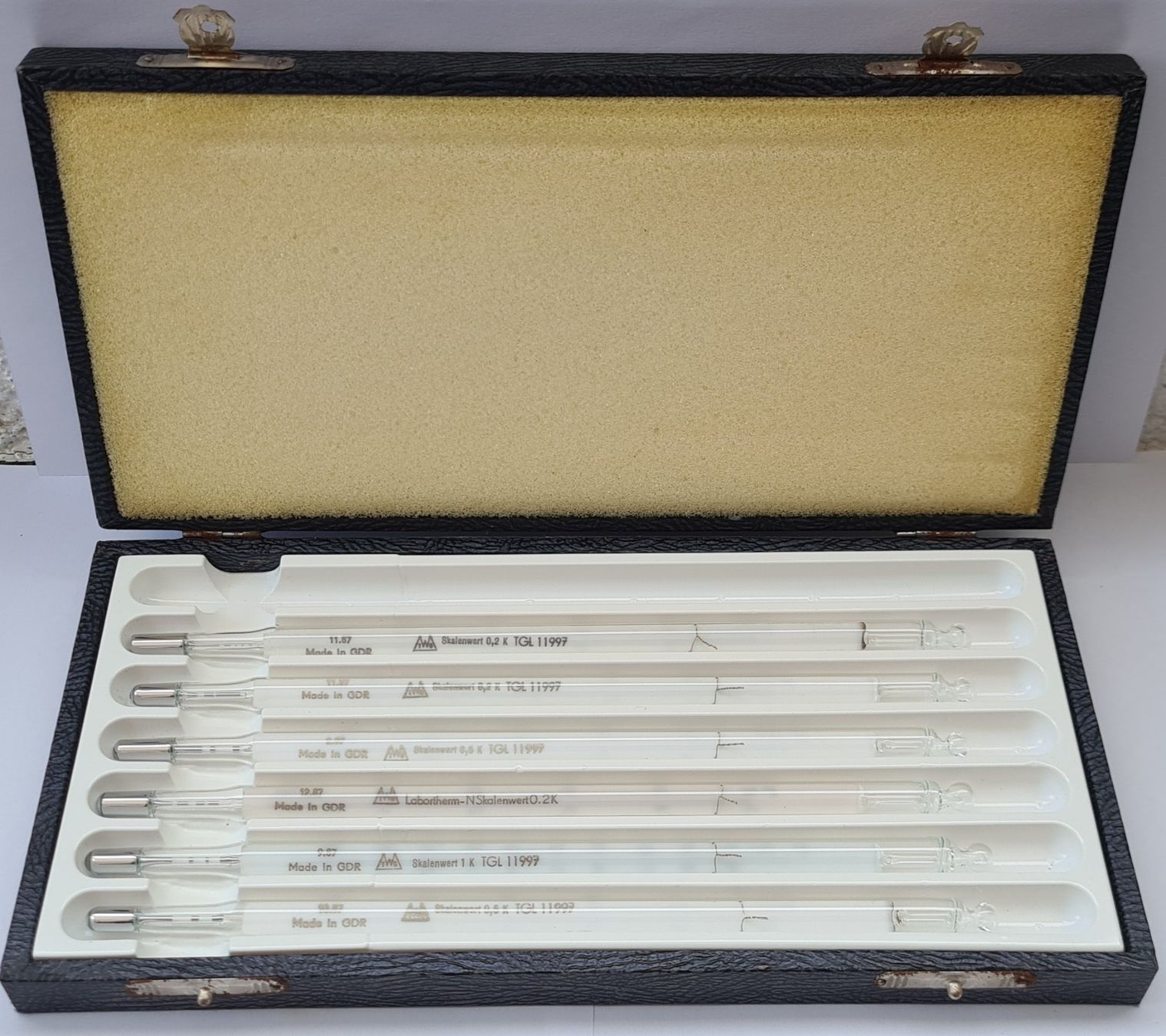 Altro per la casa: Seltene DDR Thermometer-Set-Box - Verschiedene Messbereiche – Nuovo (secondo la descrizione) da Brüttisellen venduto da Sealauncher2814