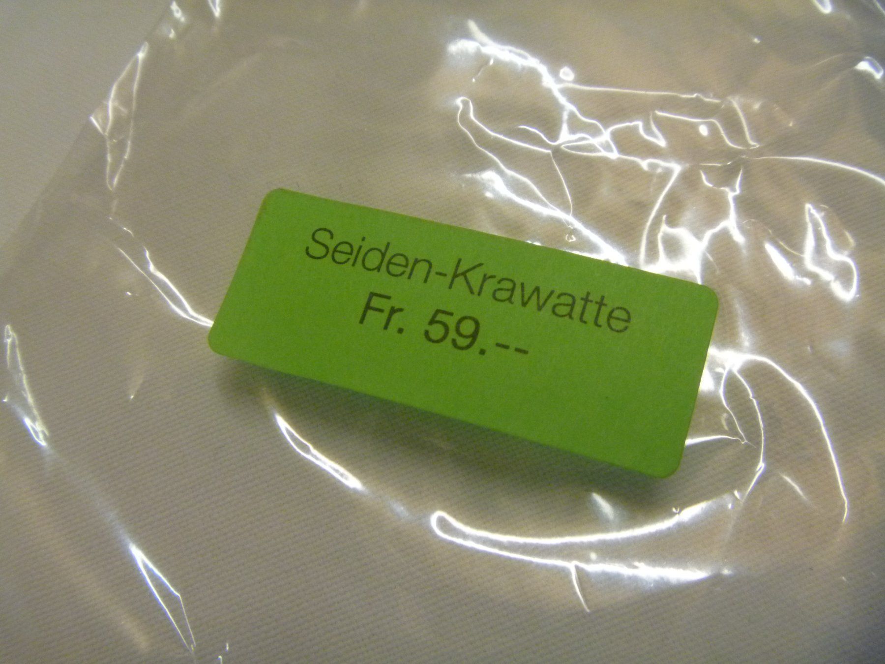 Cravatte: Seidenkrawatte – Nuovo (secondo la descrizione) da Rüti ZH venduto da baumchen 4