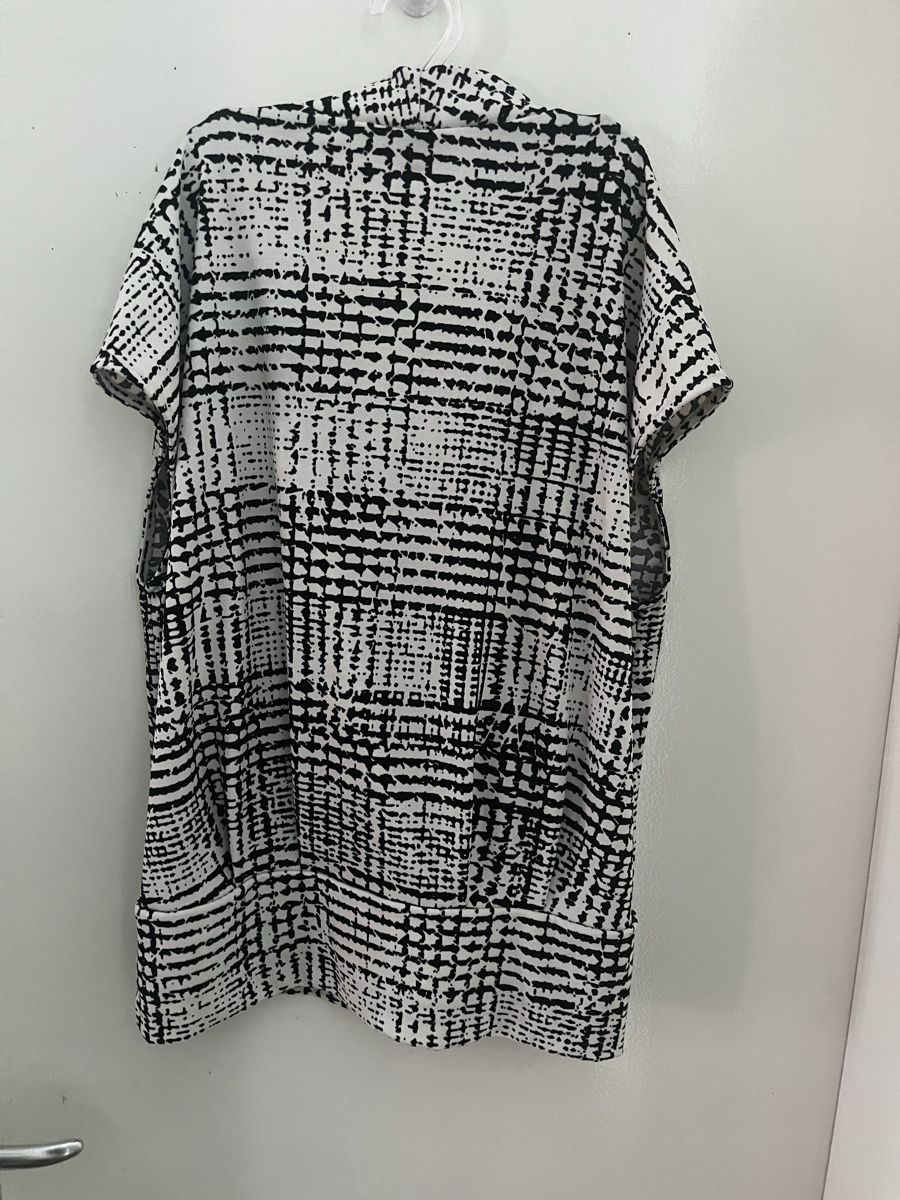 H&M Camicette: H&M Wickelbluse schwarz weiss Gr. 44 Elegant – Usato da Schübelbach venduto da lan_2rdc 1
