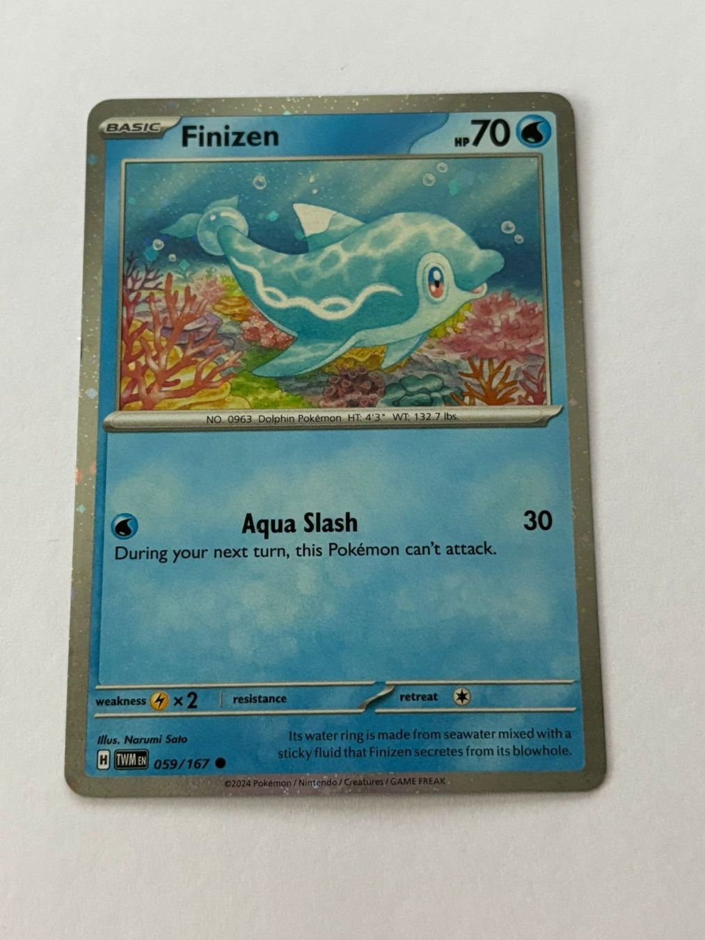 Pokémon Sammelbilder & Trading cards: Pokemon-Karte Finizen 059/167 – Gebraucht aus Herisau von Seyashop1
