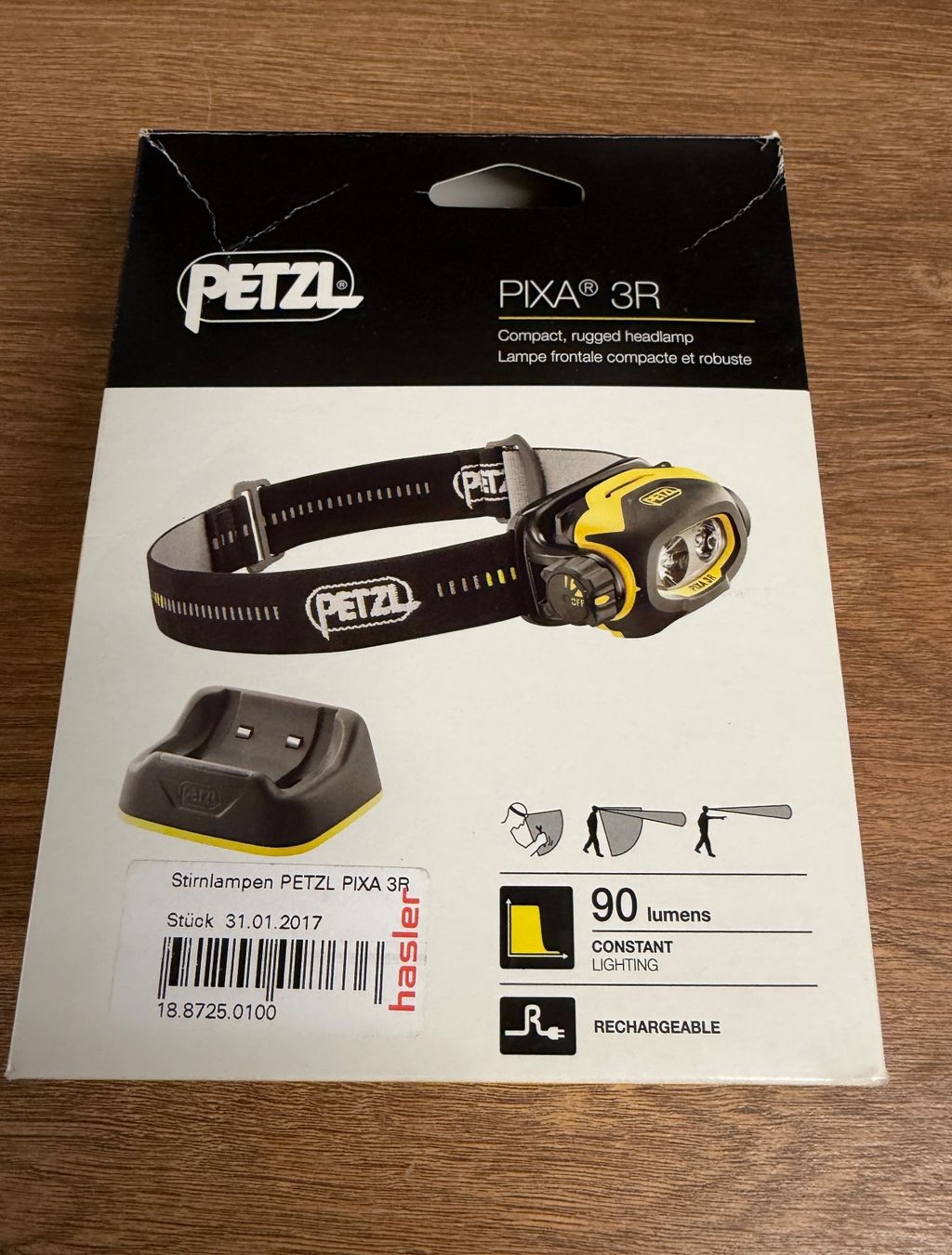 Petzl Lampade: Petzl PIXA 3R Stirnlampe – Nuovo (secondo la descrizione) da Nussbaumen AG venduto da olitech5415