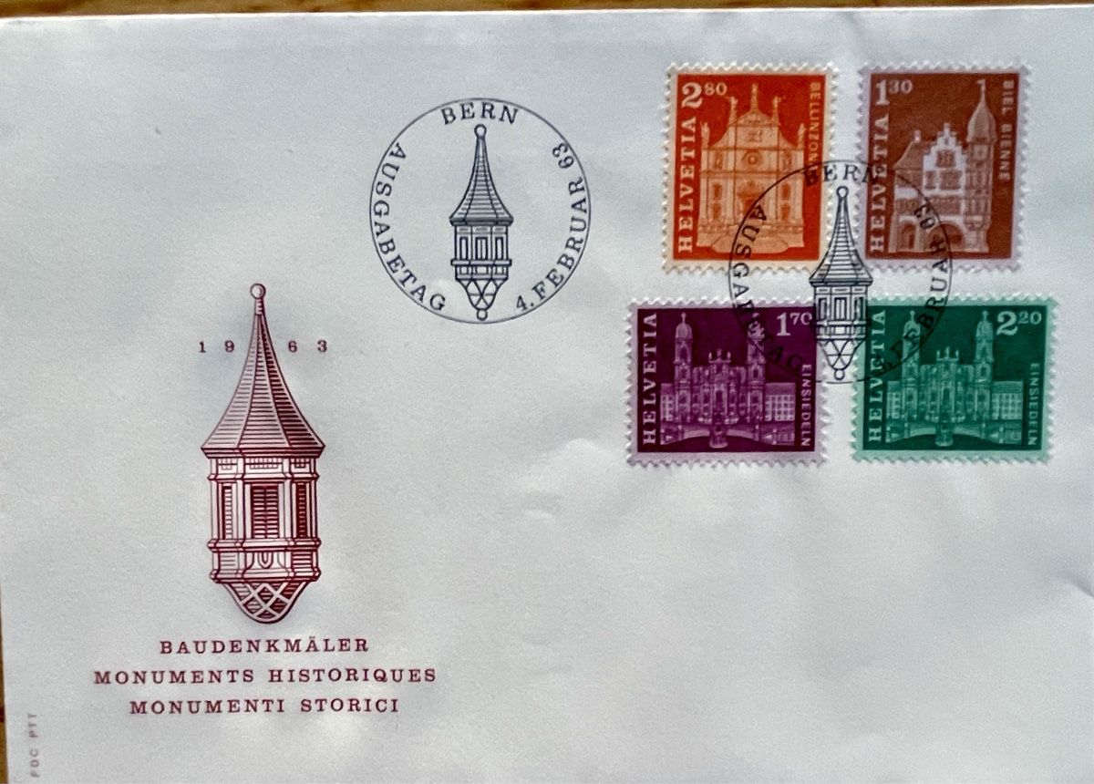 Alle Briefmarken: 10 CH-Ersttagsbriefe 1961-1971, s. Abbildungen – Gebraucht aus Rorschach von Ziltenera 2