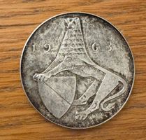 Médaille officielle en argent du Tir fédéral de Zürich 1963
