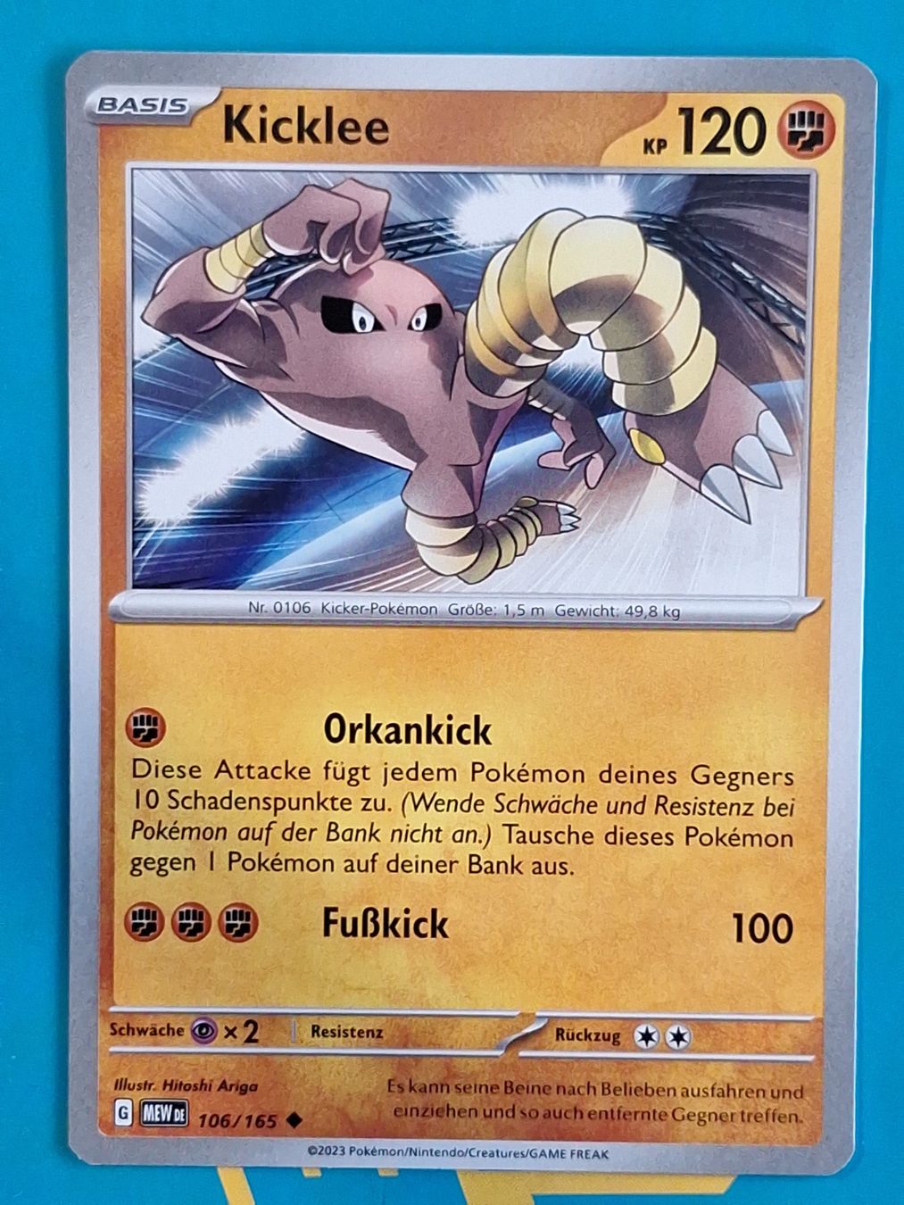 Pokémon Carte collezionabili: Kicklee - DEUTSCH Mew 151 - #2.8 – Usato da Altstätten SG venduto da GGsGameshop