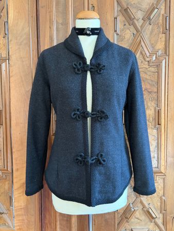 VINTAGE BRENDA ASHE Schurwolle Jacke Gr 36DE Zustand wie Neu