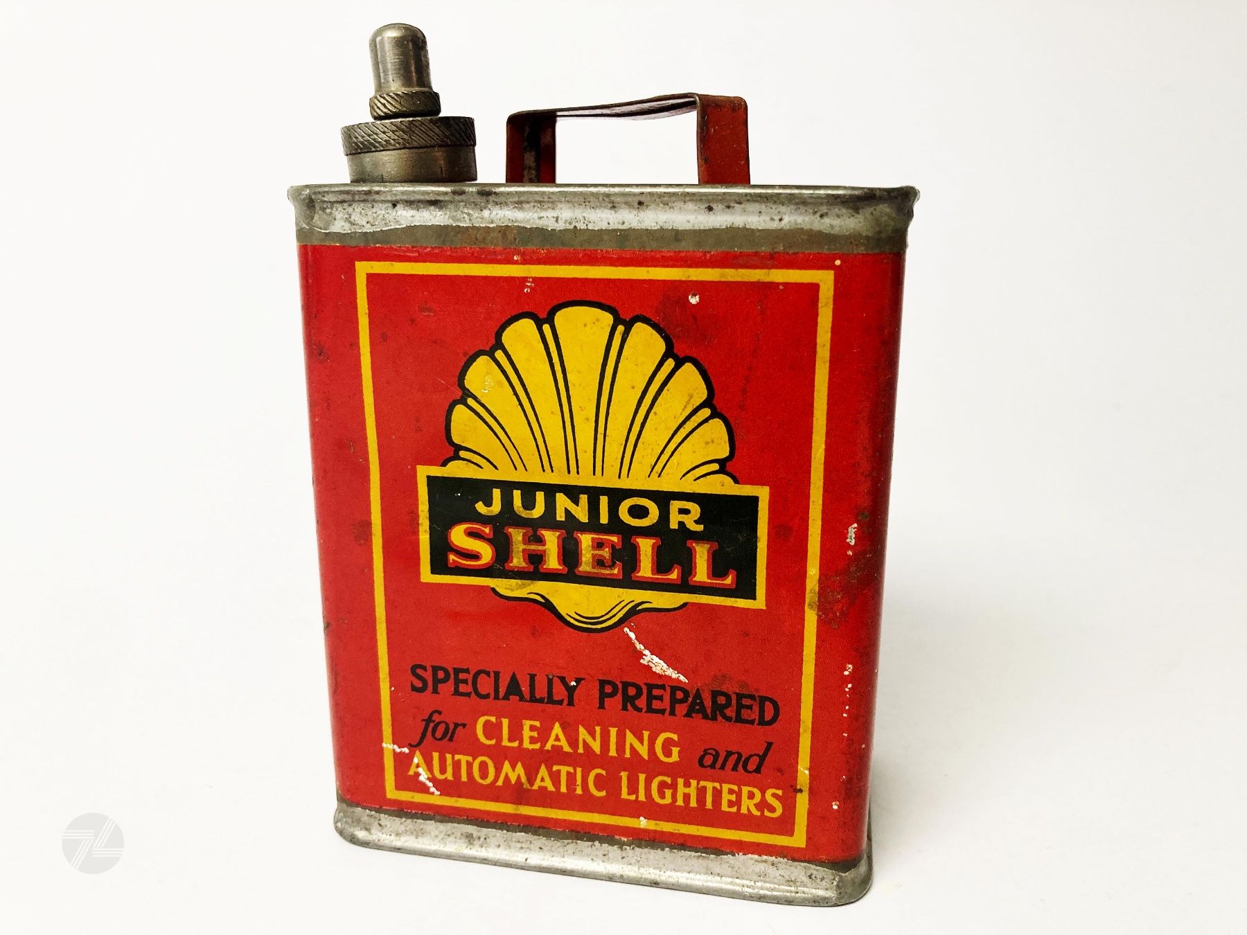 Shell Schilder: Junior Shell Dose Blechdose Cleaning & Automatic Lighters – Gebraucht aus Wetzikon ZH von cyan74