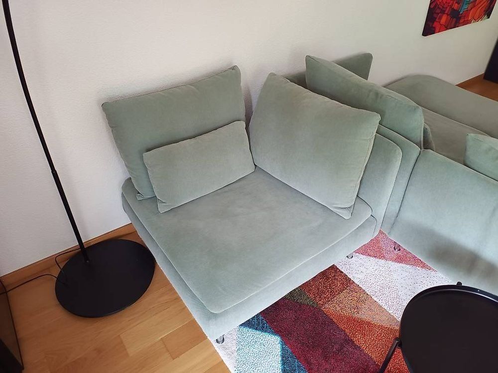 Ikea Divani: Modular Sofa - Modulsofa 3 pieces + 2 covers IKEA SÖDERHAMN – Usato da Adliswil venduto da Lorpan 1