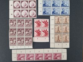 Deutsches Reich Briefmarken Bogenteile Blöcke postfrisch