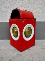 Alte Laterne BAUSSTELLE EISENBAHN Petroleumlampe rot LOCHER